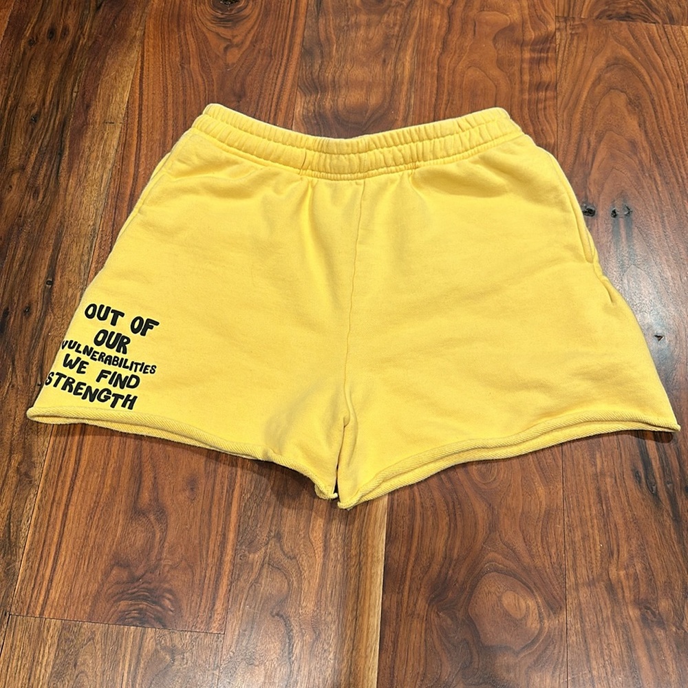 Mayfair The Label Yellow Sweat Shorts Size M/L